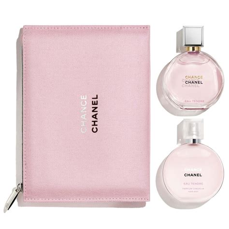 chanel chance eau tendre gift set|chanel moisture gift set.